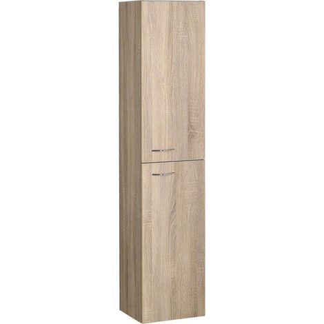 Aqualine Keramia Fresh - Armadio Zoja, 30x140x25 cm, rovere platino 51157