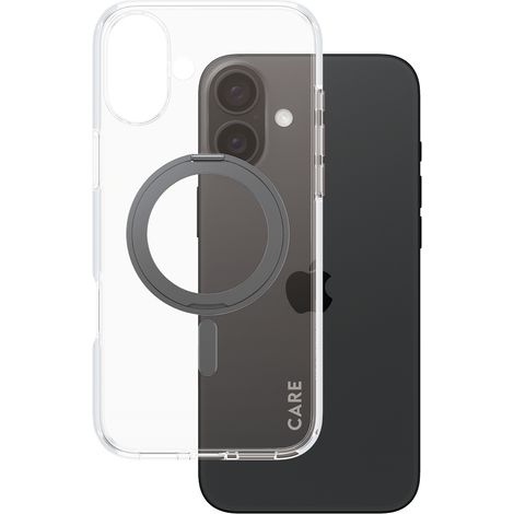 Care by PanzerGlass Feature Kickstand Case iPhone 16 Plus 6,7" schwarz/schwarz MagSafe 1323