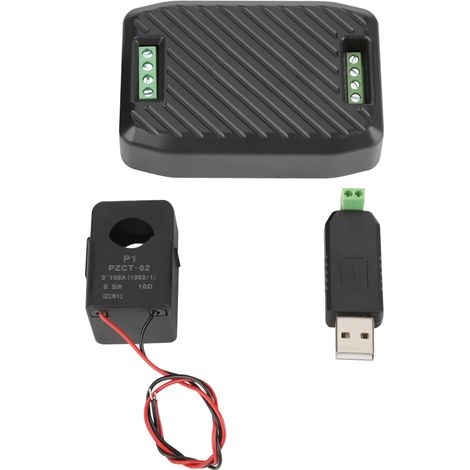 Voltmeter, Strommesser, Leistungsfaktormesser, Frequenzmesser, Energiemesser (1 Messgerät, 1 offener Stromwandler, 1 USB-zu-485-Kabel)