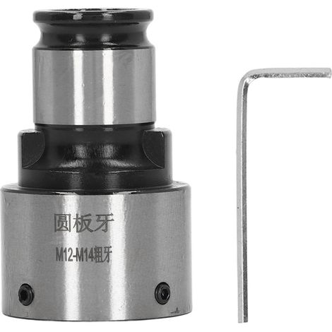 Mandrin à filière ronde 31mm OD acier carbone pour tour précis, collet de taraudage filetage grossier (1/5)