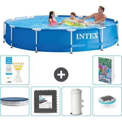 Frame Pool Rund - 366x76 cm - 7-teilig S138