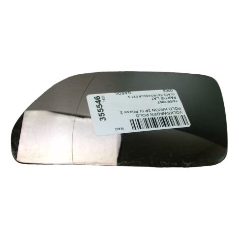 [PRODUIT D'OCCASION] Glace Retroviseur Exterieur G VOLKSWAGEN Polo Iv Phase 2 2005-2009 ♻️ Ref Oe. 6q0857521f - Garantie à vie (1/3)