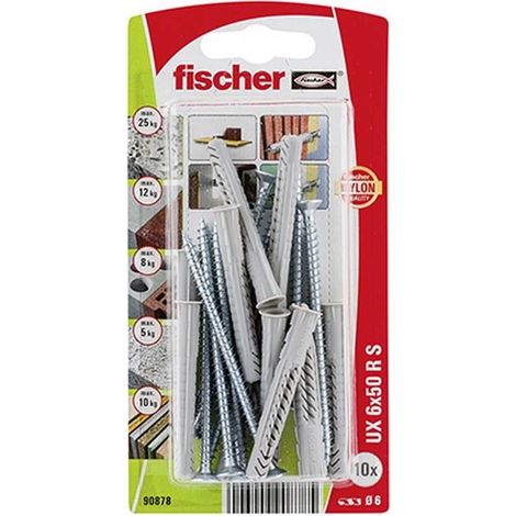 Anclaje Multimat Ux 6x50 R S Blíster X10 - Fischer (1/3)