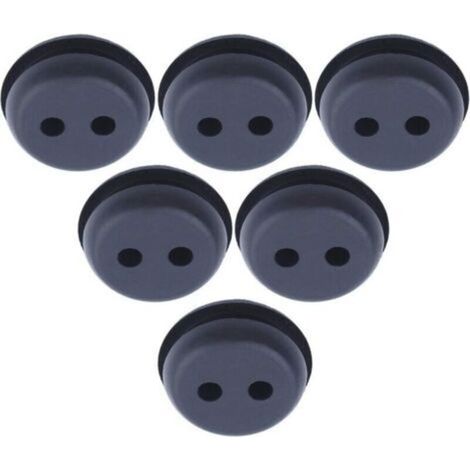 Réservoir de carburant Oeillet en caoutchouc pour trou 2 trous 21 mm (13/16 ") Coupe-herbe mangeur de mauvaises herbes Kit de remplacement