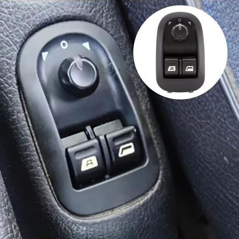 Interrupteur Commande Leve Vitre, Bouton électrique pour Fenêtre 6554.WA pour Peu-geot 206306 (1/4)