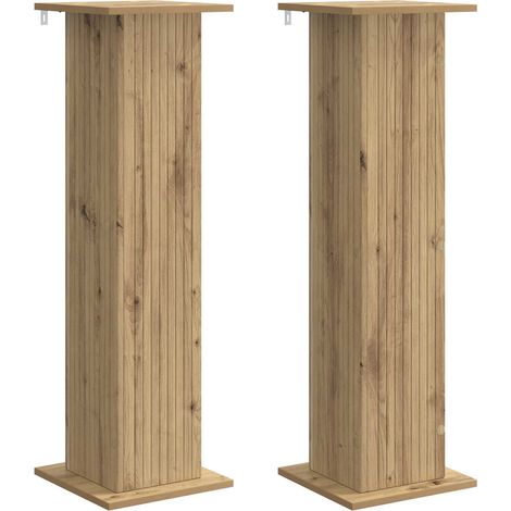 Maison Exclusive - Pflanzenständer 2 pcs Artisan-Eiche 30,5 x 30