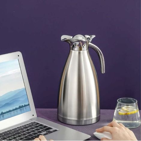 Carafe thermique en acier inoxydable 304 de qualité alimentaire 2L (1/4)