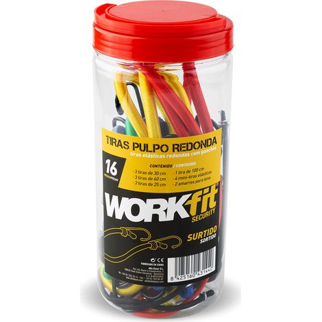 SET 16 PIEZAS TIRA PULPO REDONDA WORKFIT SURTIDO (1/2)