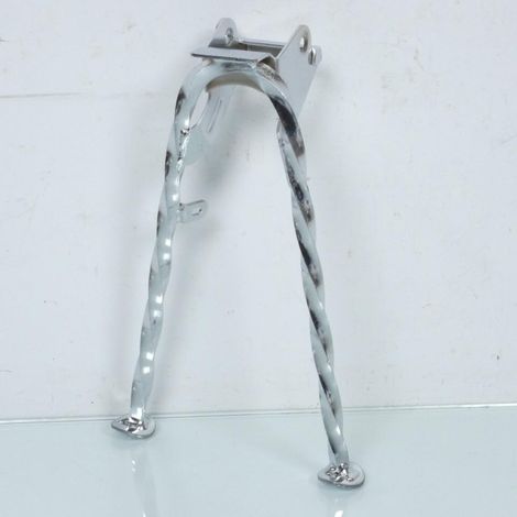 verchromter, gedrehter Mittelständer für Moped Peugeot 103 26.5cm (1/4)