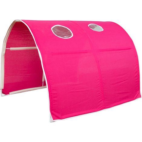 Tunnel per accessori tenda letto a castello per bambini rosso 90x70x100 cm APE06032