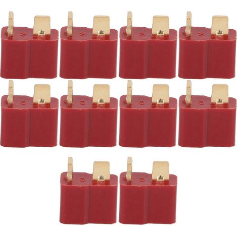 T-Stecker 13.011 RC T-Stecker Buchse 25A vergoldete RC-Batterieanschlüsse für Flugzeuge