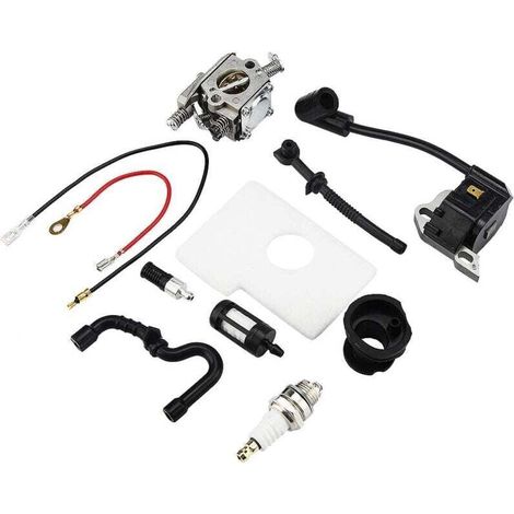 Bobina di accensione per carburatore Ulisem, bobina di alta qualità con candela, tubo del carburante, buona resistenza per motosega Stihl Walbro 017 018 MS170 MS180 (1/3)