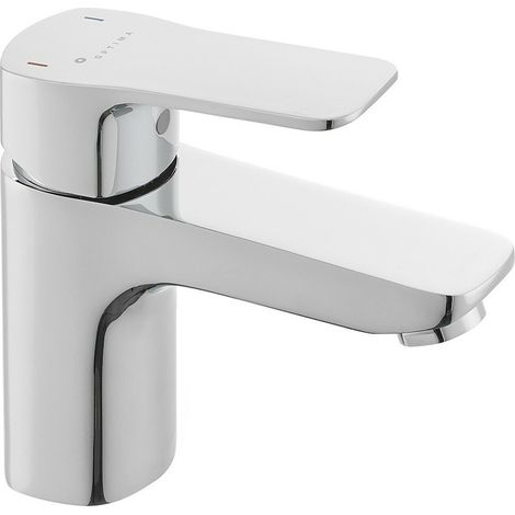 Optima Cube Way mitigeur de lavabo sur pied, sans vidage, chrome brillant (CU271) (1/5)