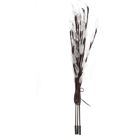 Pelouse lumière innovante Arbre Laisse Forme Solaire pelouse lumière LED chaîne lumière Paysage décoration pour Jardin