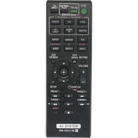 Adu138 Replaces the remote control suitable for the AV system DAV-TZ145 HBD-TZ140 HBD-TZ145 YMYNY (1/4)