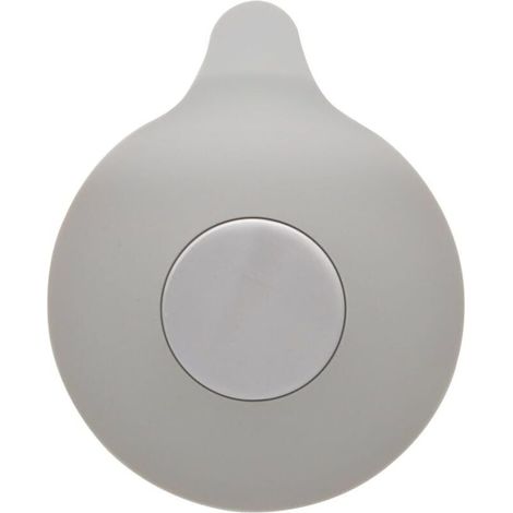 Bouchon de baignoire et d'évier en silicone gris, bouchon en caoutchouc, style design simple, adapté aux ensembles d'évier, cuisines, salles de bains, buanderies (1/4)