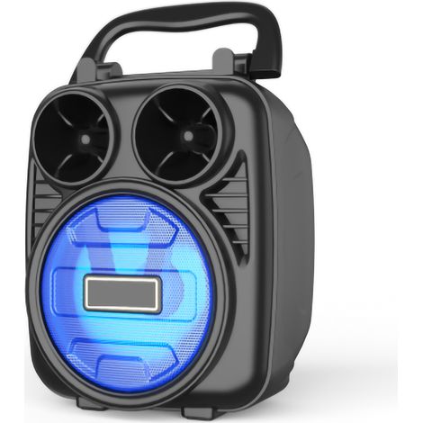 Enceinte Bluetooth Puissante avec Basses Profondes, Portable Multifonction pour Extérieur, Maison et Voiture - Modèle JHW-1182 Bleu (1/5)