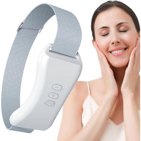 Masajeador facial eléctrico en forma de V  Dispositivo inteligente para reafirmar y adelgazar el rostro  Masajeador inteligente eléctrico en forma de V para la papada, ideal para la oficina y el hogar (1/5)