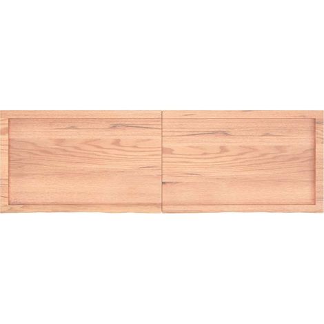 Maison Exclusive - Piano Tavolo Marrone 160x50x(2-6) cm Massello Rovere Trattato