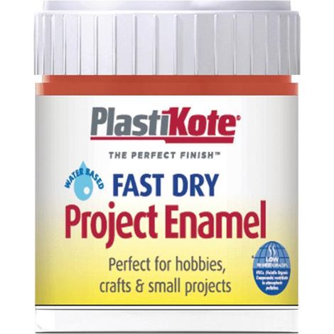 Fast Dry Enamel Paint in Insignia Red – 59ml Bottle by PlastiKote (Model B13, PKTB13W)