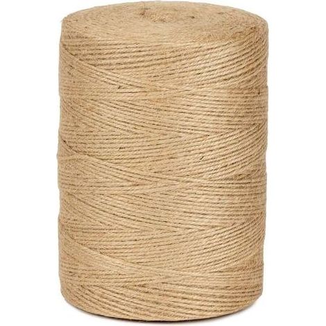 Ficelle Jute Naturel 2mm Bobine 800 m La Cordeline CJN34, pour jardinage, bricolage, activités manuelles et DIY (1/5)
