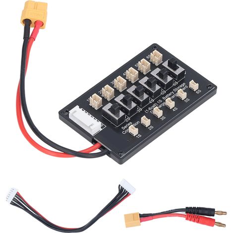 Losnummer 1S Lithium-Ladegerät mit JST PH2,0 mm und JST 1,25 mm Balancerkabel, serielles Batterielademodul (1/5)