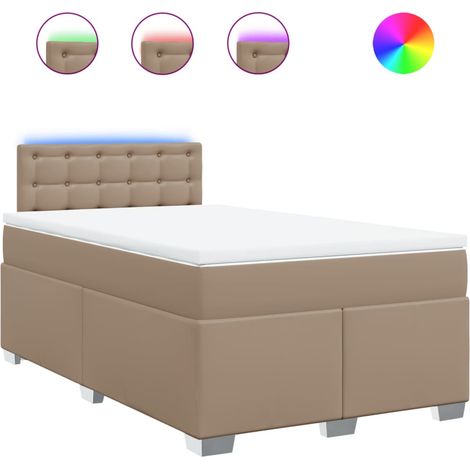 Maison Exclusive - Sommier à lattes de lit avec matelas Cappuccino 120x200 cm (1/5)