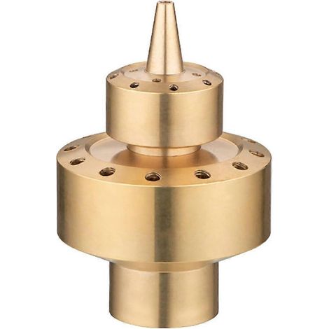 Buses de fontaine extérieure pour bassin de jardin, buses en laiton, fontaine à double couche de 3,8 cm (1,5 pouce). (1/4)