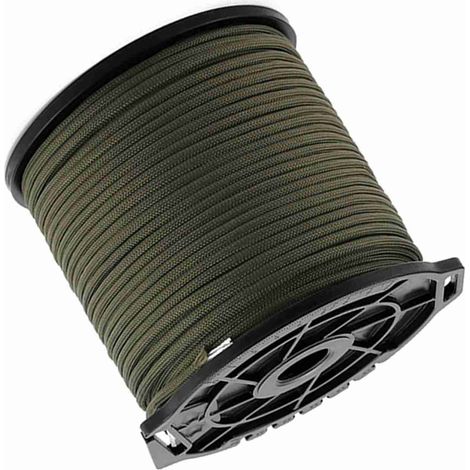 Bobine multifonctionnelle d'extérieur, corde en paracorde 9 brins, épaisseur 4 mm, corde à linge, corde à vent pour tente, corde d'escalade (1/2)