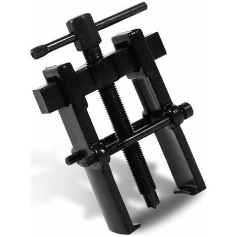 Estrattore per cuscinetti regolabile a due griffe in acciaio al carbonio - estrattore dritto per pompe e pulegge, 3 pollici (38 x 65 mm) (1/4)