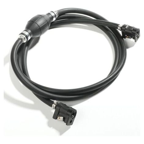 Tuyau de Conduite de Carburant Moteur de Bateau,3/8in Tuyau De Conduite De Carburant Ensemble De Connecteurs pour Moteur De Bateau Hors-Bord pour Moteur,Noir (1/5)
