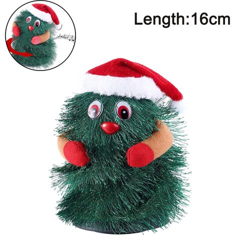 1 Sapin de Noël électrique, rotatif et musical, jouet dansant, décoration festive, intérieur (1/5)