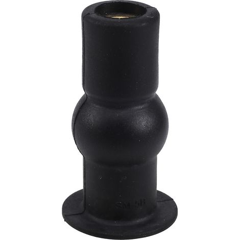 Lot de 4 vis pour abattant de WC, charnières, boulons, écrous à expansion en caoutchouc, fixations pour trous borgnes de WC (1/4)