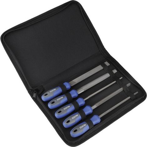 JUEGO DE 5 LIMAS DE 150 MM EN B/NYLON (1/2)