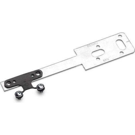 Rehau Halter UA, für Unterputzmontage, inkl. EPDM-Dämmscheibe und 2 Schrauben M5
