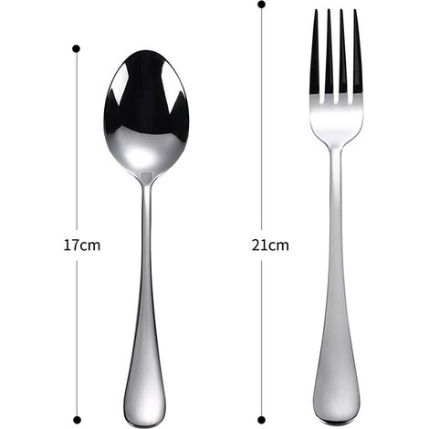 Fourchette acier inoxydable Couvert table acier inoxydable (1/4)