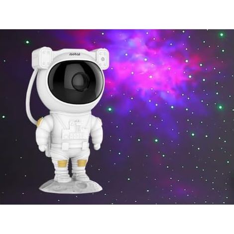 Projecteur LED effet ciel étoilé lampe projecteur modèle astronaute pour décoration ambiante, lampe de nuit pour enfants, adultes, fête à la maison, avec cable (1/3)