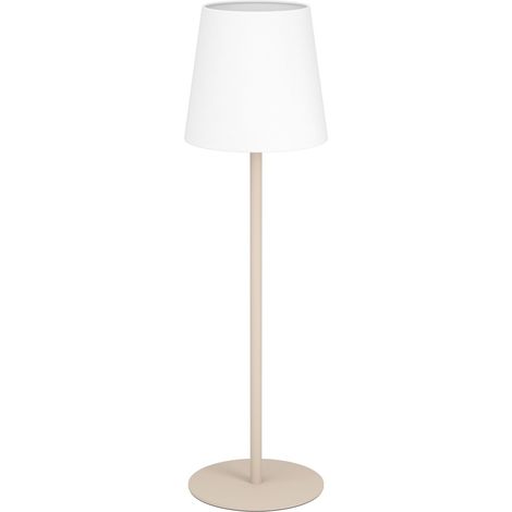 Eglo Tischlampe Fiorana sandfarben weiß 53 x 15 cm (1/4)