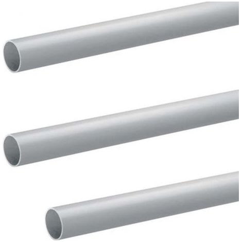 TUBO RIGIDO GRIGIO PER IMPIANTI ELETTRICI A PARETE 20 mm ,3 mt