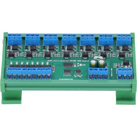 MOSFET-Modul Multifunktions 8-in 8-out RS485 mit DIN-Schienengehäuse Komponenten R4M8A08 6-25V