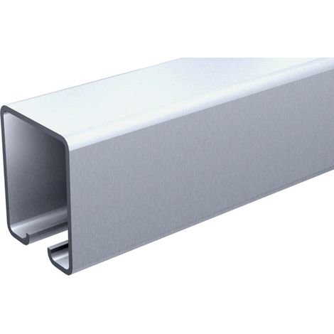 Mantion – Rail tubulaire pour porte suspendue SPORTUB galvanisé 35 x 30 mm longueur 3000 mm – Charge maximale 80 kg – Normes EN 1527