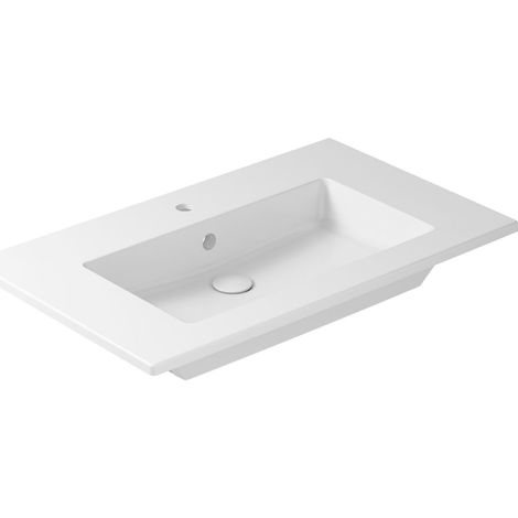 Lavabo Plus Design sospeso/incasso soprapiano 91x51 rettangolare