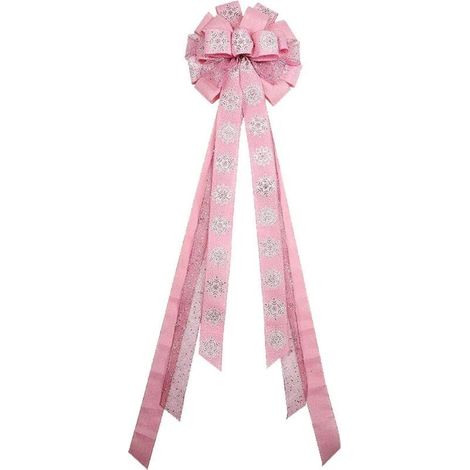 Nœuds de sapin de Noël en toile de jute, 33 x 113 cm, motif flocons de neige, décoration de fête de Noël pour l'intérieur et l'extérieur, dîner de Noël, cheminée (1/3)