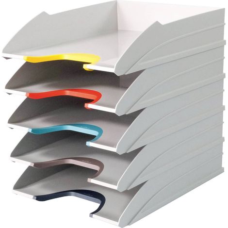 Durable 770427 VARICOLOR® MIX TRAY SET Bac à courrier DIN A4, DIN C4 gris 5 pc(s) (1/2)
