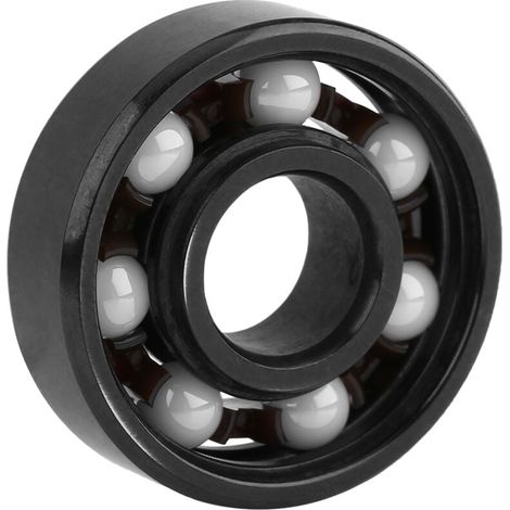 608 Mini Roulement à Billes Hybride en Céramique en Acier avec des Boules pour le Jouet de Bout du Doigt 8x22x7mm (1/4)