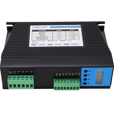 Digitalanzeige 57 86 Schrittmotortreiber mit Glättungsfilterfunktion Schrittmotorsteuerung 18–80 V DC (1/5)