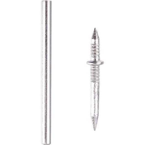 Clou à Double Tête, Clous Acier Galvanisé, Fil de Plinthe à Double Tête Clou Sans Couture, Vis De Sécurité Invisibles Seamless, Clou Plinthe avec Outil de Manchon Spécifique à Ongles,pour Tapissier,Pl (1/5)