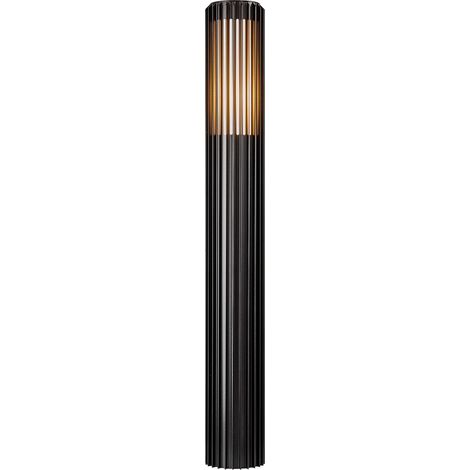 Potelet luminaire ALUDRA 95 Aluminium Seaside noir H. 95,4 IP44 Nordlux-Extérieur