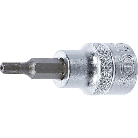BGS Bit-einsatz  Attacco quadro  interno 10  mm (3/8")  Profilo T  (per Torx)  con foro  T20 -  2571 (1/2)