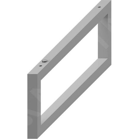 Jika Cubito - Support de lavabo pour comptoir , 420x140 mm, argent H4501331720001 (1/2)